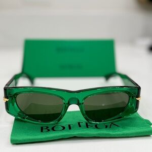 Bottega Veneta Emerald Green Sunglasses